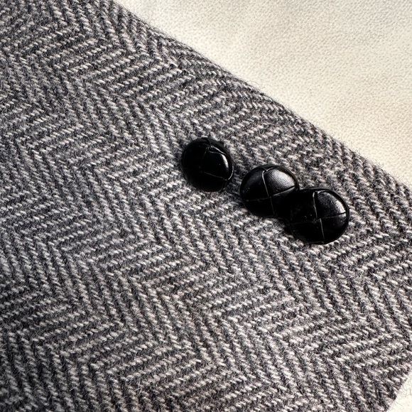 44L Adams Row USA Mens Vintage 2 Button Pure Wool Tweed Blazer Sport Coat Jacket - Picture 4 of 14